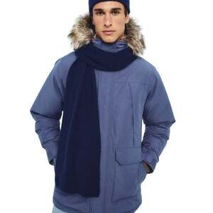 NWOT Quince Men’s M Responsible Down Hooded Parka Storm Blue $200 Preppy Retro